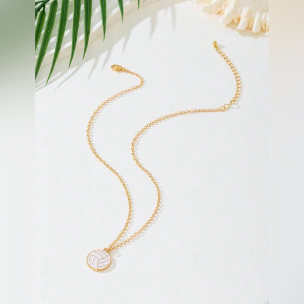 Volleyball Pendant Necklace